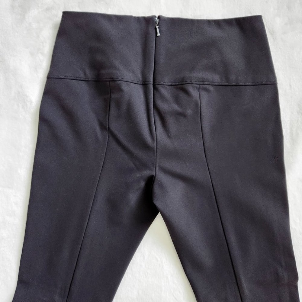 Veronica Beard Zip Back Scuba Pants Dark Navy Blue Mid Rise Ankle Size 4 - Picture 8 of 15